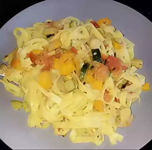 Tagliatelles aux légumes faciles