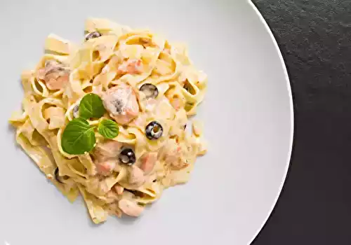 Tagliatelles de saumon