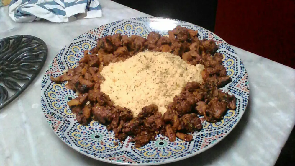 Tajine d'agneau aux abricots secs et aux épices