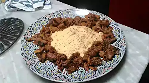 Tajine d'agneau aux abricots secs et aux épices