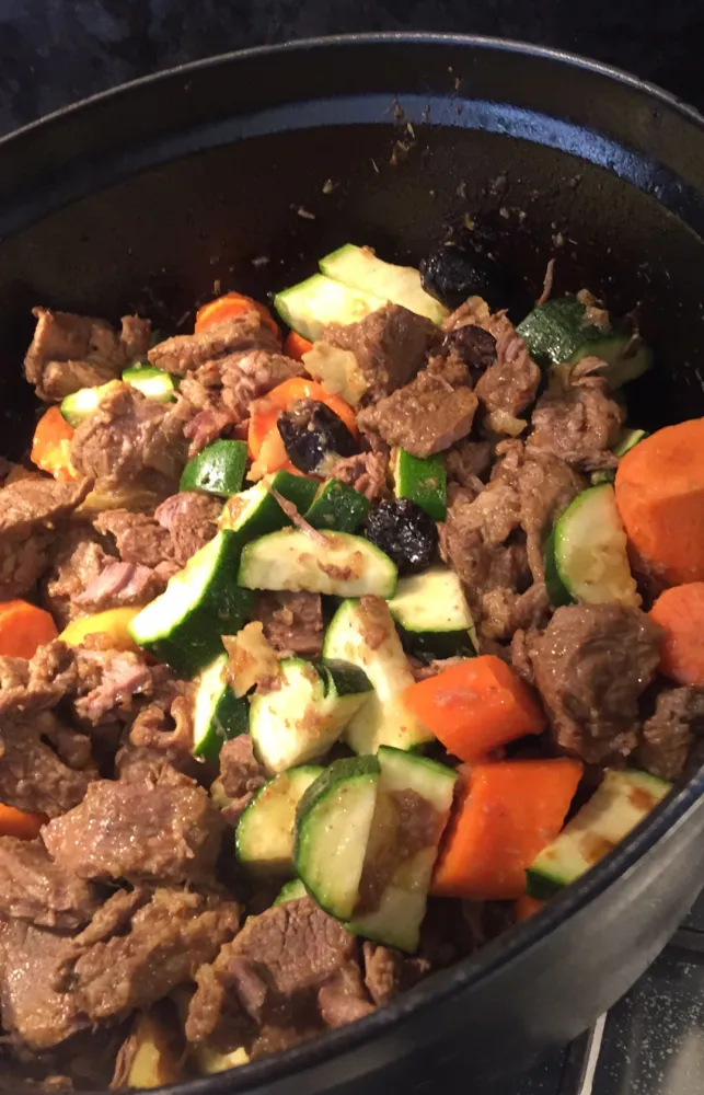 Tajine d'agneau aux citrons confits et olives