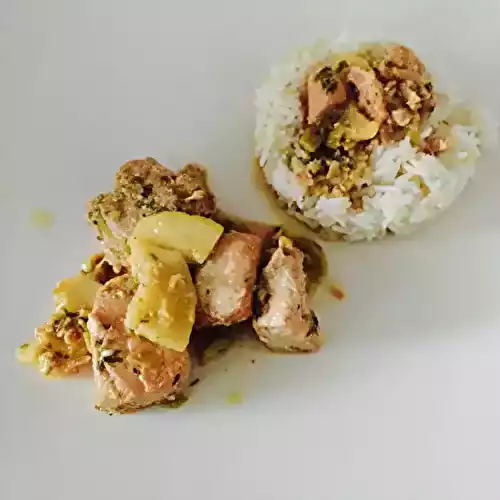 Tajine de thon aux citrons confits