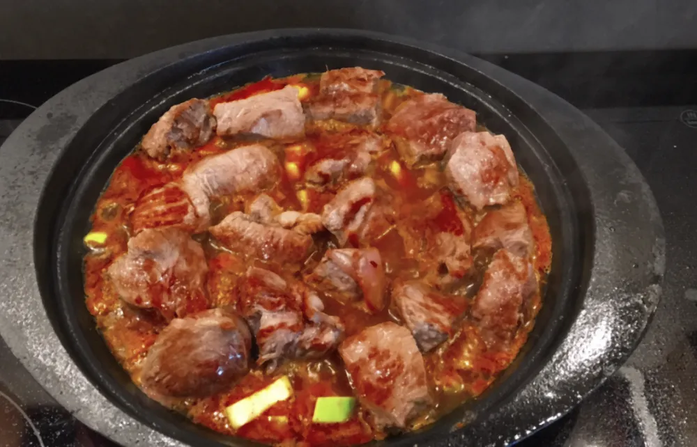 Tajine dépaule de veau