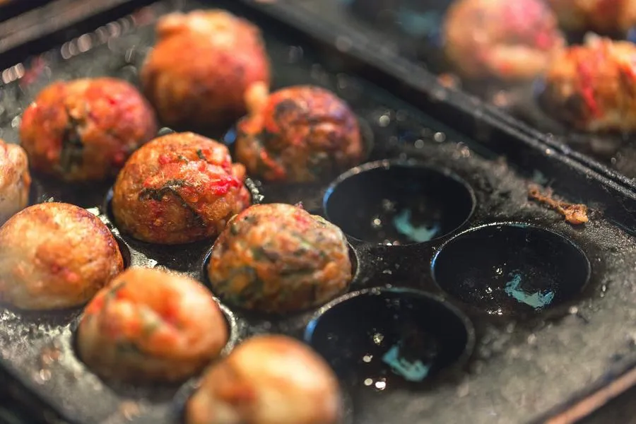 Takoyaki - boulettes de poulpe à la japonaise