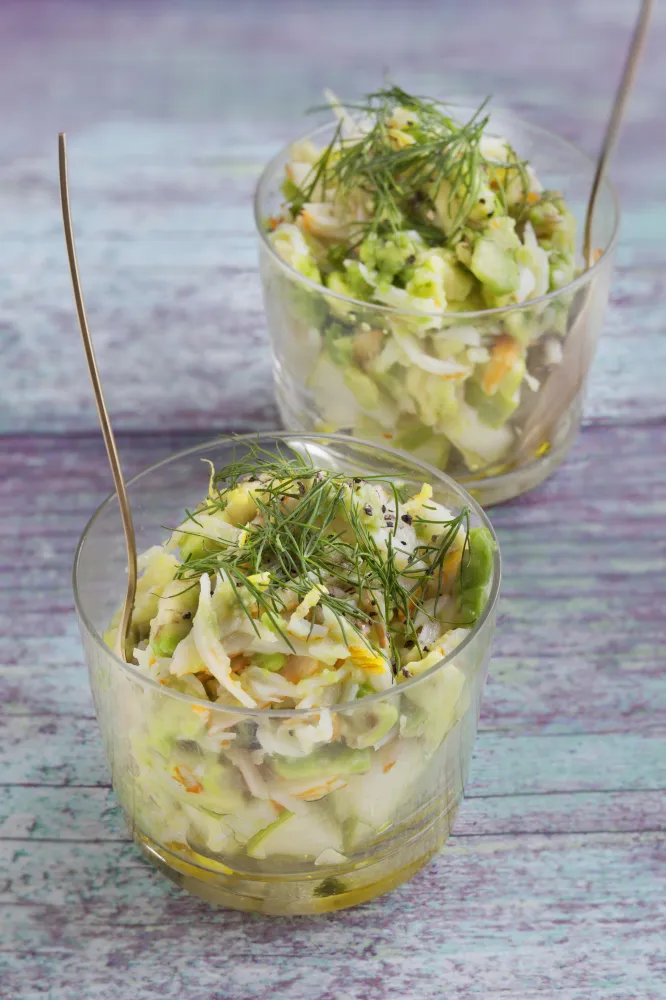 Tartare davocat à la pomme verte