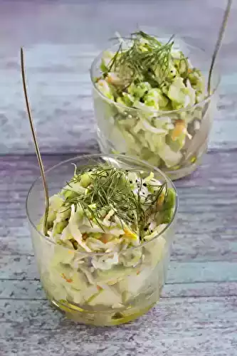 Tartare davocat à la pomme verte