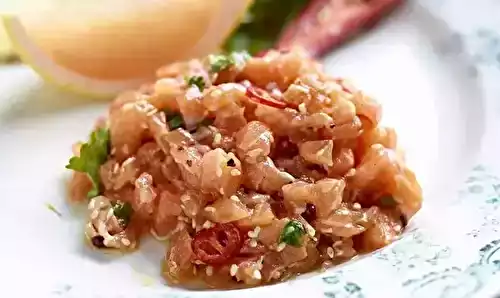 Tartare de Saumon à la Thaï