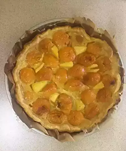 Tarte à l'abricot et ananas