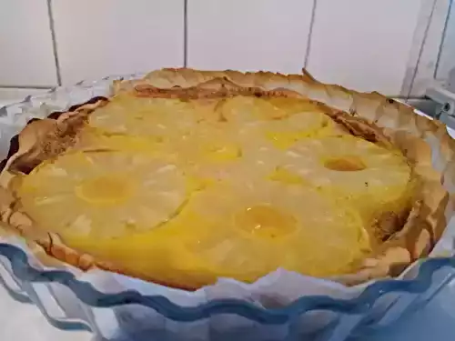 Tarte à l'ananas facile et rapide