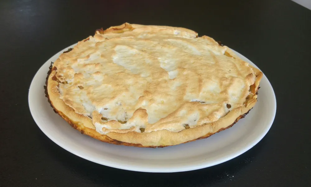 Tarte à la banane meringuée