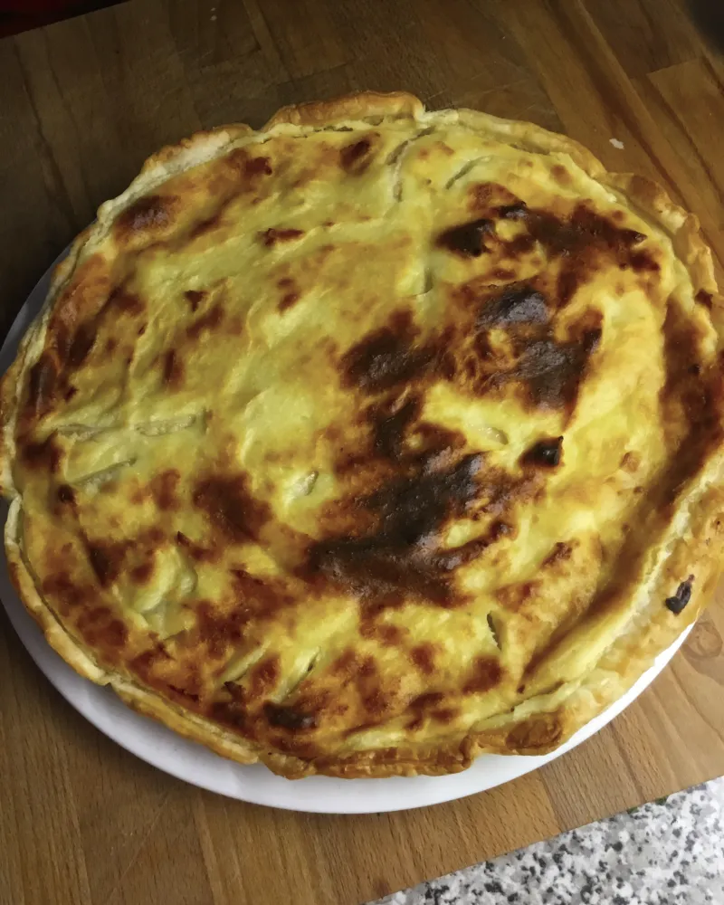 Tarte à la frangipane et aux poires
