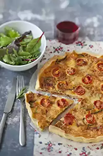 Tarte à la piperade de ma bonne maman