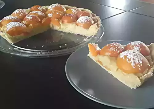 Tarte abricots amandes