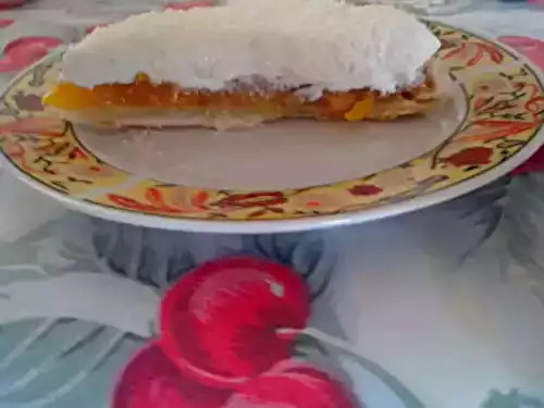 Tarte abricots secs et noix de coco