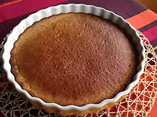 Tarte au chocolat blanc facile