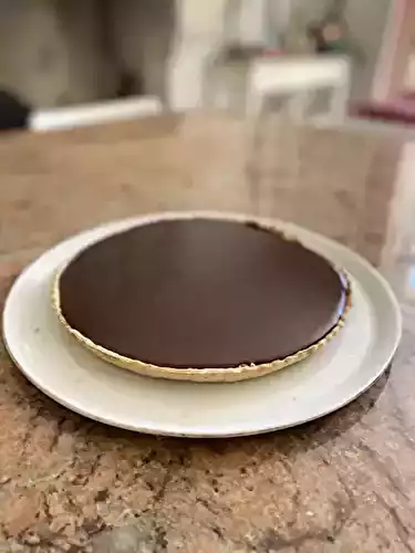 Tarte au chocolat, Carambar et beurre de cacahuètes