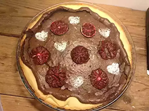 Tarte au chocolat et à l'orange