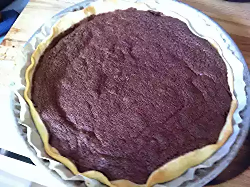 Tarte au chocolat rapide