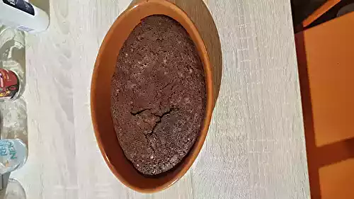Tarte au chocolat sans pâte