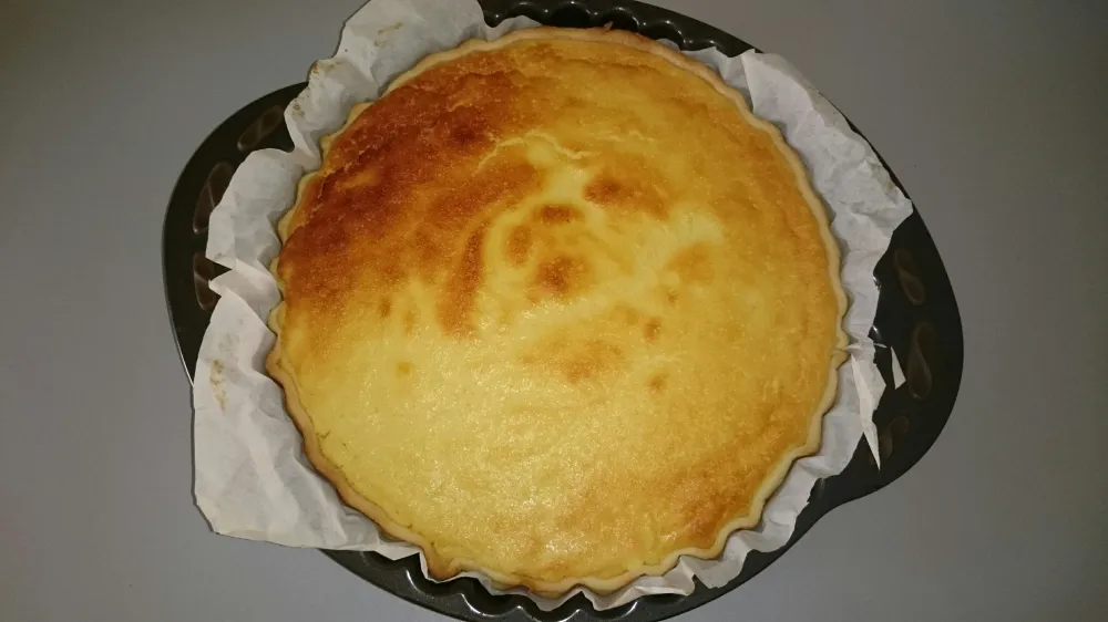 Tarte au citron et fromage blanc