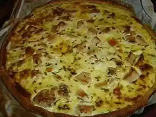 Tarte au poulet à l'estragon