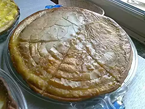 Tarte au sucre roux