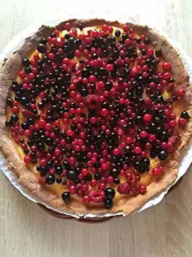 Tarte aux fruits et au fromage blanc préparée de A à Z