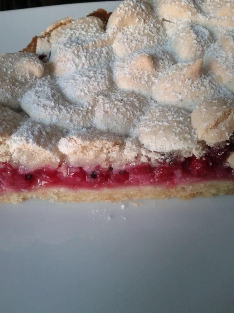 Tarte aux groseilles meringuée à l'alsacienne