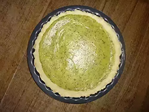 Tarte aux kiwis meringuées façon tarte au citron meringuée