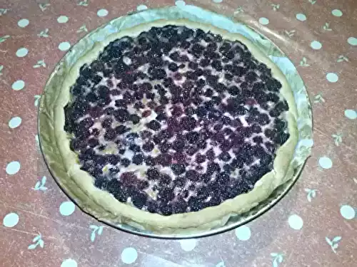 Tarte aux mûres et pain d'épices