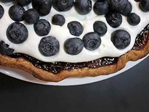 Tarte aux myrtilles et mascarpone