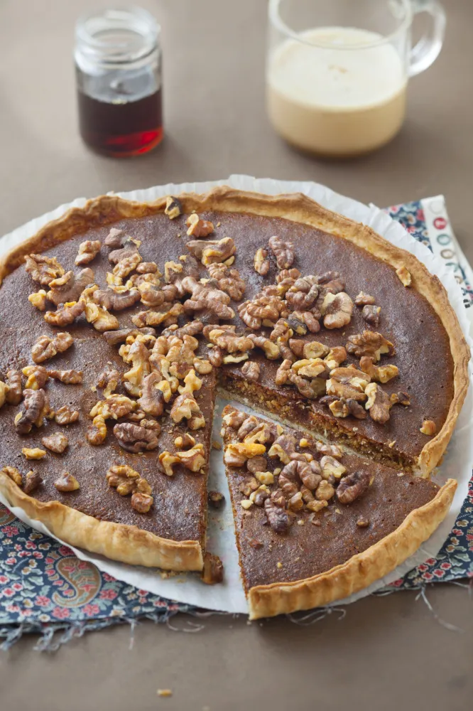 Tarte aux noix et au miel