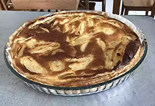 Tarte aux poires fondantes