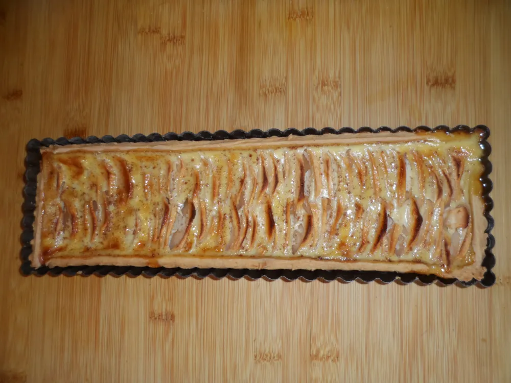Tarte aux pommes à l'alsacienne / Apfelkuche