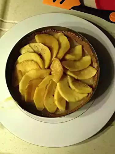 Tarte aux pommes, base spéculoos
