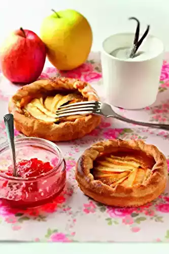 Tarte aux pommes crémeuse