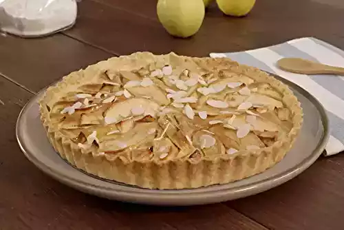 Tarte aux pommes et à la frangipane