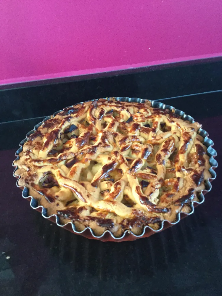 Tarte aux pommes hollandaise