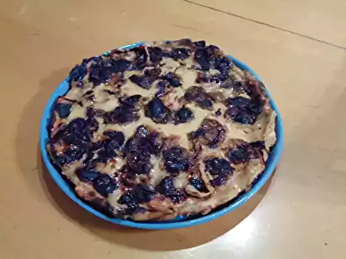 Tarte aux quetsches et crème pâtissière