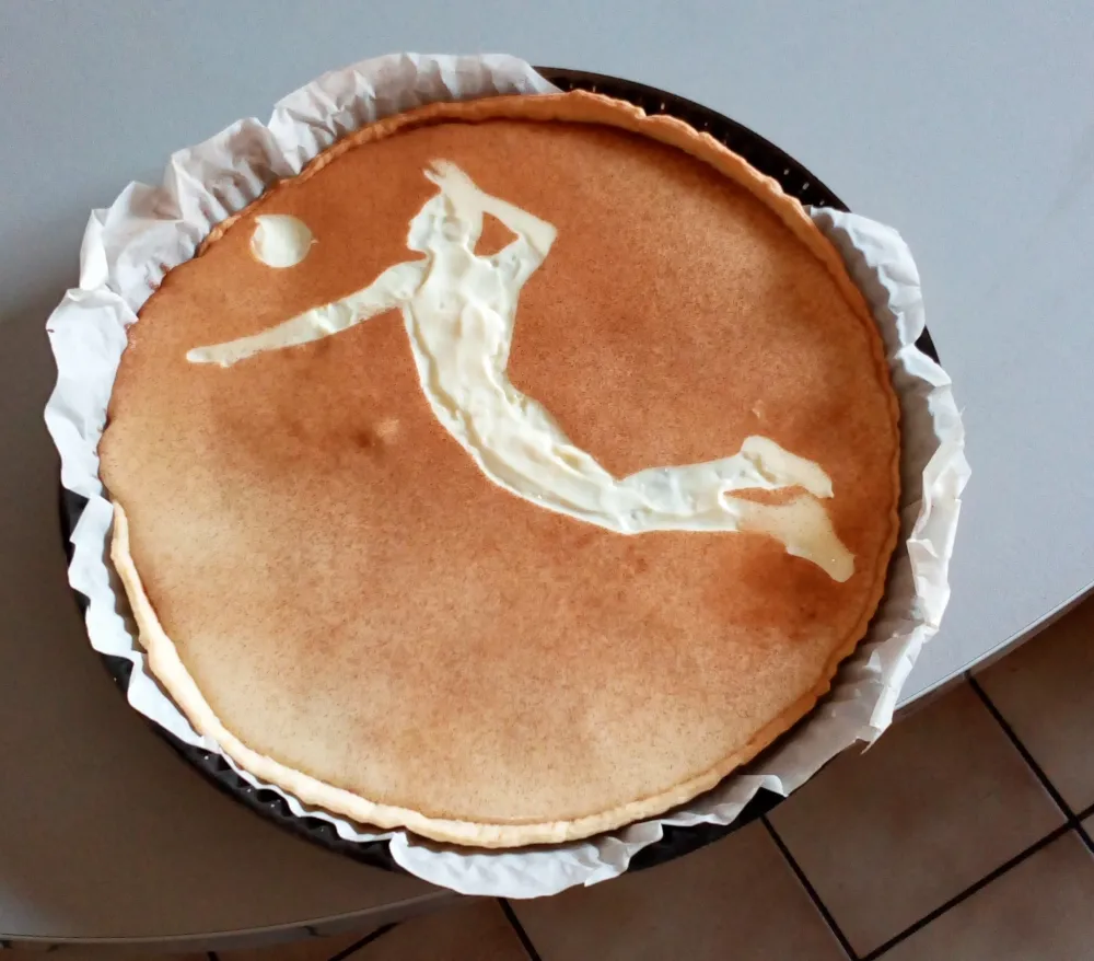 Tarte aux trois chocolats et poire