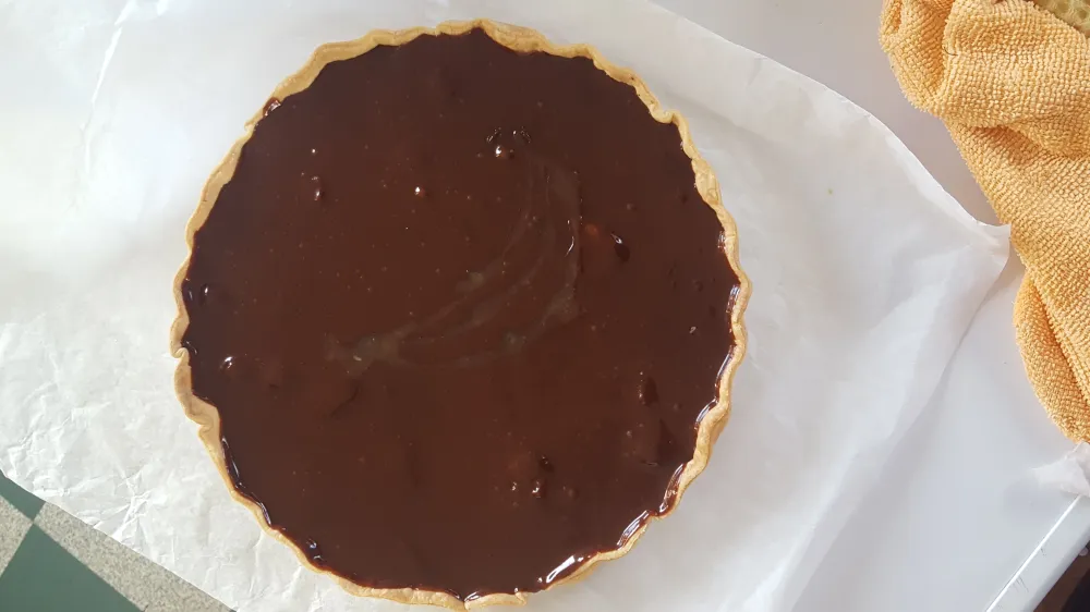 Tarte Banane Chocolat