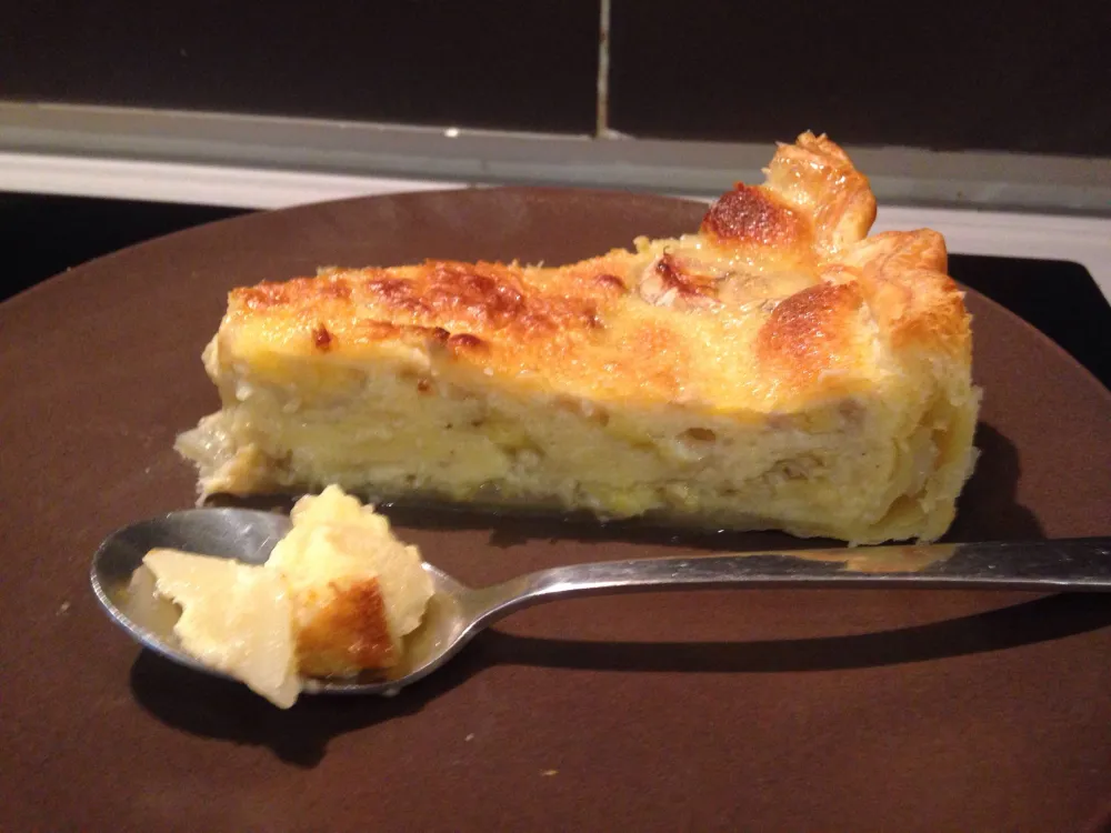Tarte bananes, amandes et cannelle