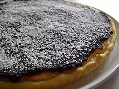 Tarte Caraïbes noix de coco chocolat noir