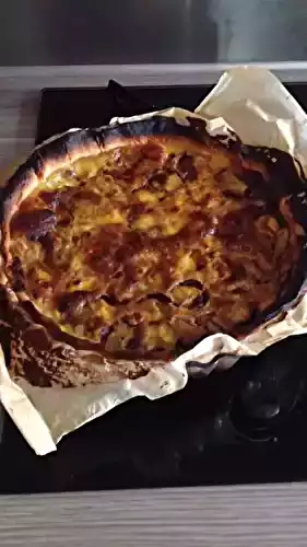 Tarte choco bananes  facile