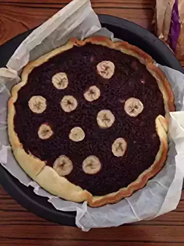 Tarte chocolat purée de banane