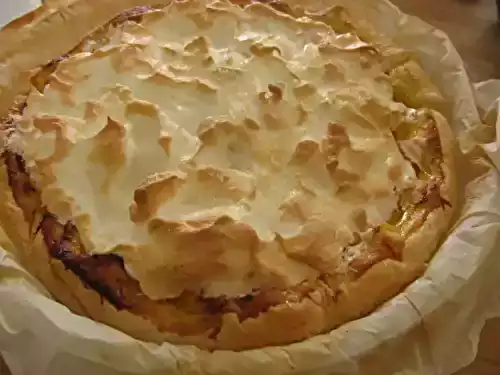 Tarte citron orange meringuée