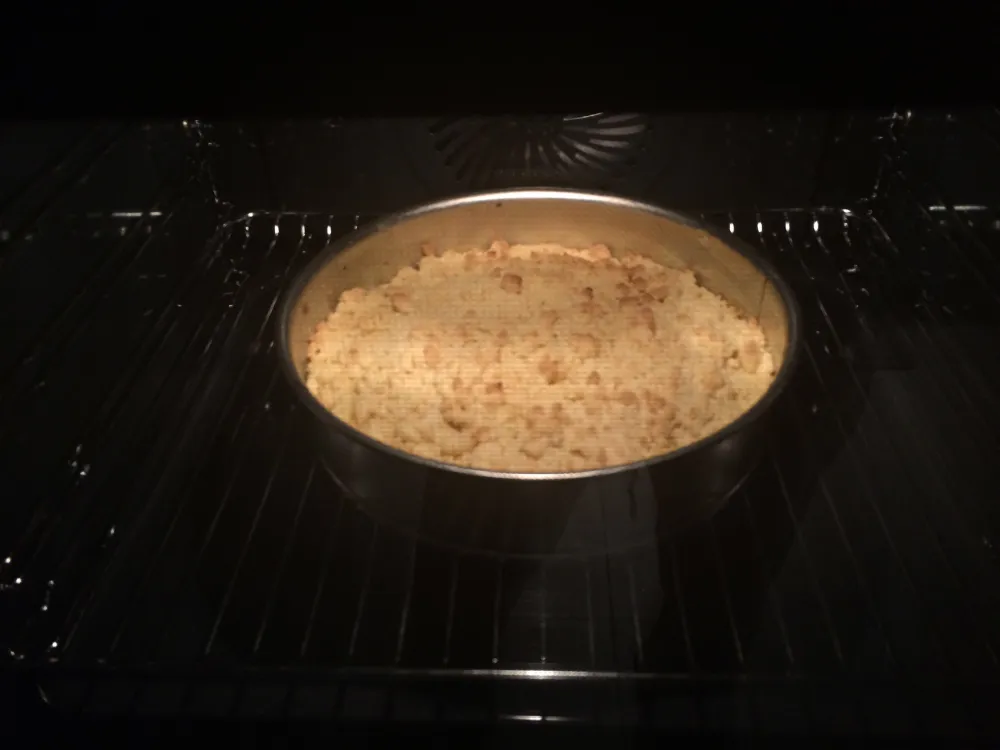 Tarte crumble aux pommes et aux poires