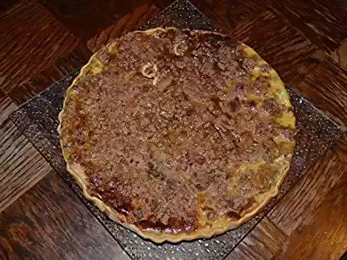 Tarte crumble choco - bananes