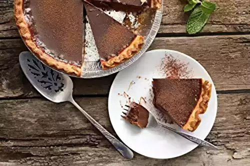 Tarte de fine au chocolat de maman
