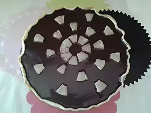 Tarte duo chocolat ananas